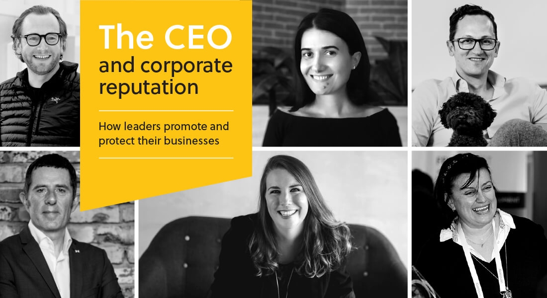 The CEO and corporate reputation whitepaper by Fourth Day. How leaders promote and protect their businesses.